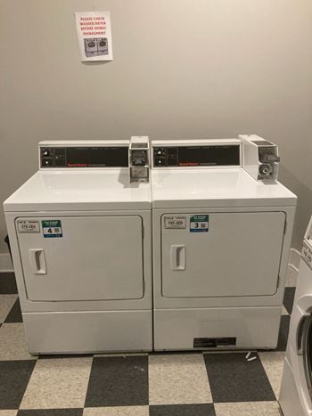 On-site laundry facility